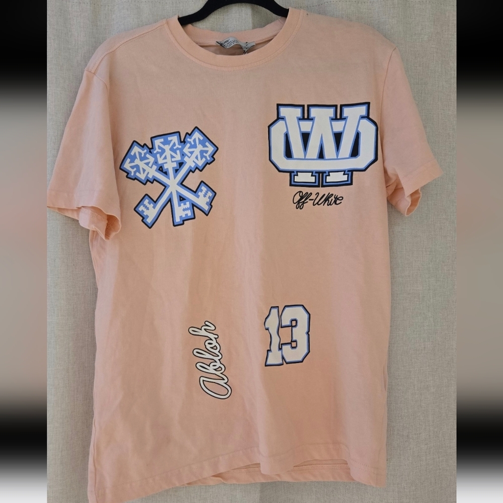 Off white Abloh Pink shirt Size Medium
